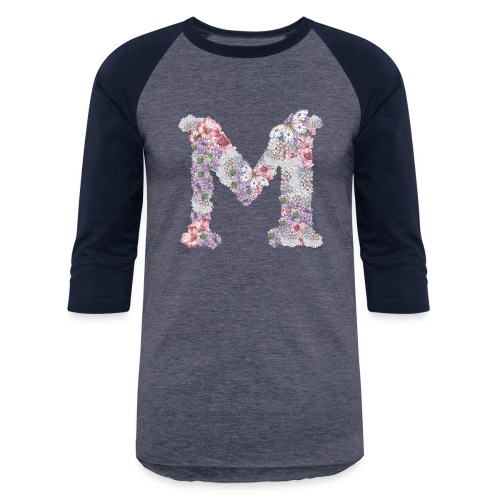 Letter M - Unisex Baseball T-Shirt
