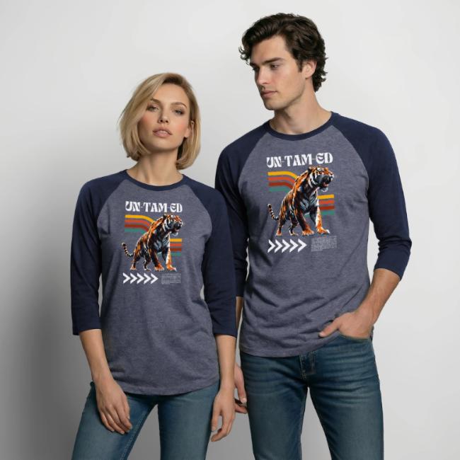Unleash Your Wild Side: Fierce Tiger Print Design