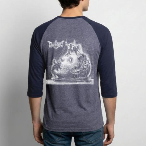 Decorpsetated - Human Words album cover, white - Unisex Baseball T-Shirt