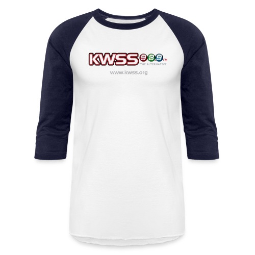 KWSS_939_W_WHT_the_alt - Unisex Baseball T-Shirt