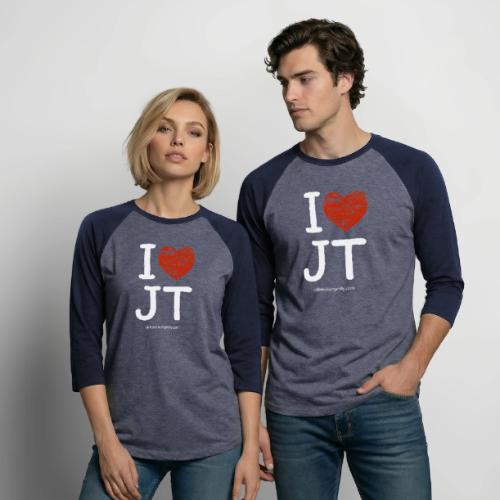 I Love JT - Unisex Baseball T-Shirt