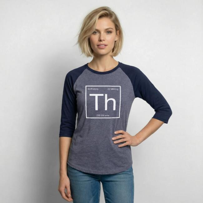 Thorium. Double-sided design. White text.