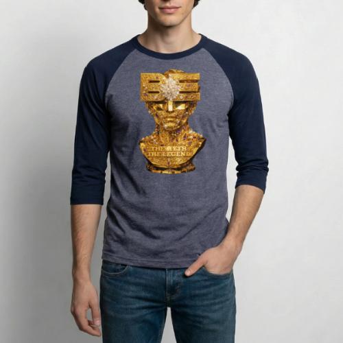 Be the Myth the Legend - Unisex Baseball T-Shirt