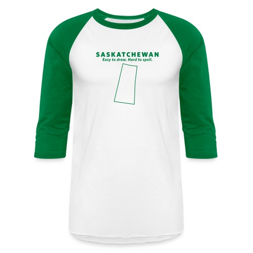 Saskatchewan - Unisex Baseball T-Shirt