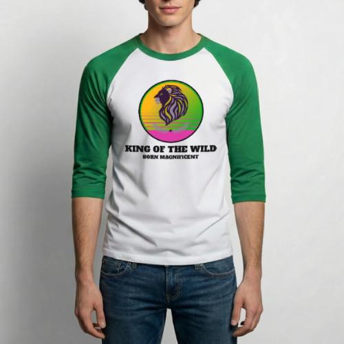 King Of The Wild - Unisex Baseball T-Shirt