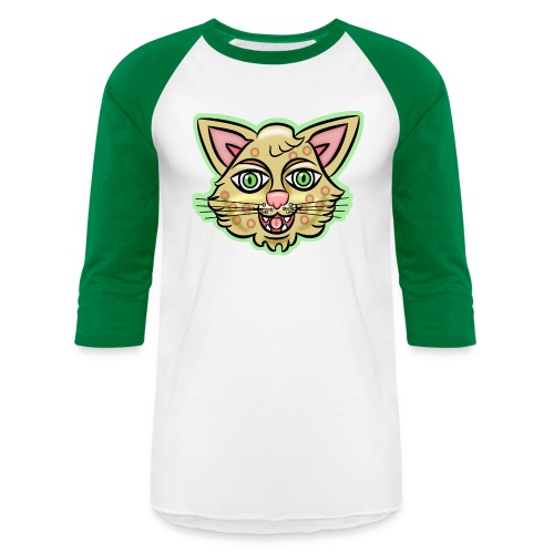 Happy Cat Gold - Unisex Baseball T-Shirt