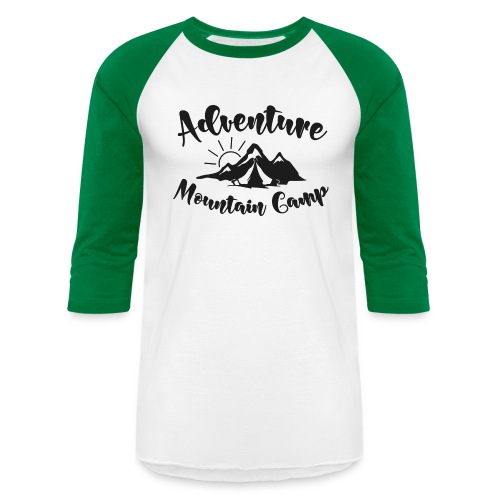 Adventure mountain camp - Unisex Baseball T-Shirt