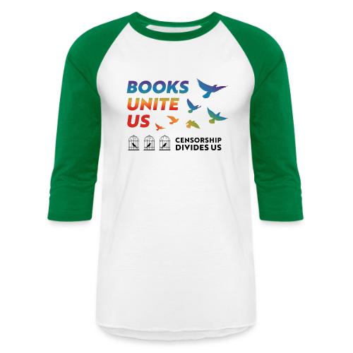 Books Unite Us - Unisex Baseball T-Shirt