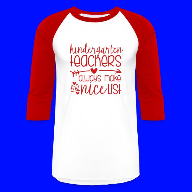 Kindergarten Teachers Always Make the Nice List