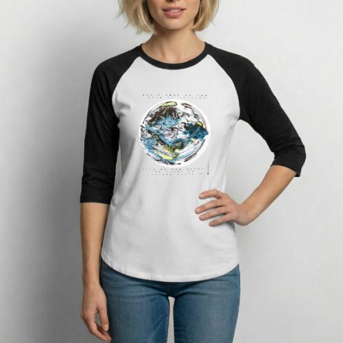 GLINT OF LIGHT (Black Fonts) - Unisex Baseball T-Shirt