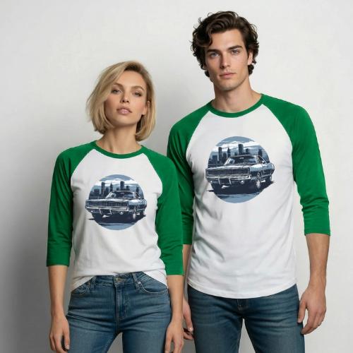 Charger 440 Six Pack - Unisex Baseball T-Shirt