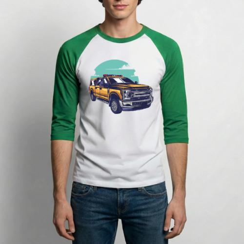 Work Truck - Unisex Baseball T-Shirt