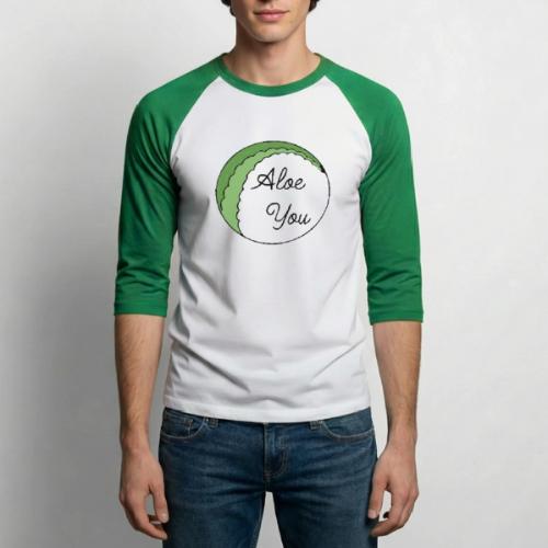 Aloe you, I love you - Unisex Baseball T-Shirt