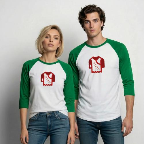 Kenada Logo white spray - Unisex Baseball T-Shirt