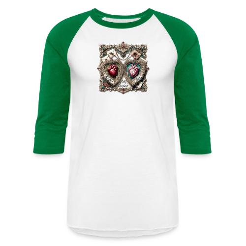 Keeper of My Deepest Love Victorian Locket T-Shirt - Unisex Baseball T-Shirt