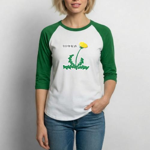 dandelion reachforthesun - Unisex Baseball T-Shirt