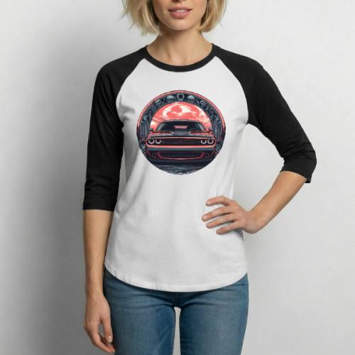 Challenger Haloween - Unisex Baseball T-Shirt