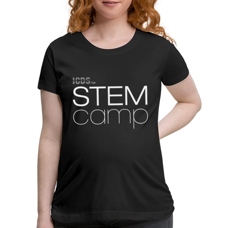 ICDSngo STEMcamp 01A - Women's Maternity T-Shirt