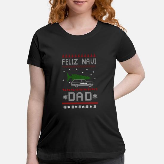 Navy Blue Christmas Sweater' Maternity T-Shirt | Spreadshirt