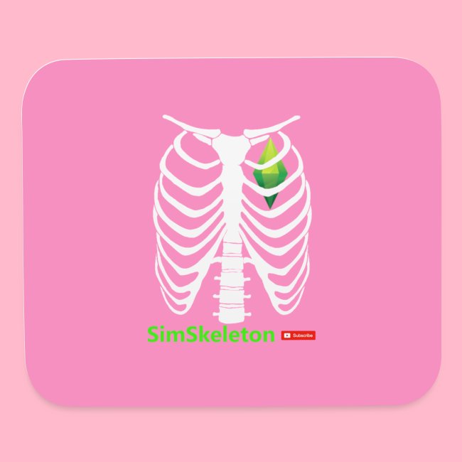 Pink SimSkeleton Mousepad