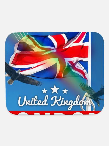 London Pride united kingdom UK - Mouse pad Horizontal - white - Front