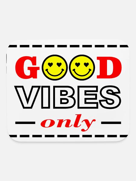 Colorful Smiley Faces - Mouse pad Horizontal - white