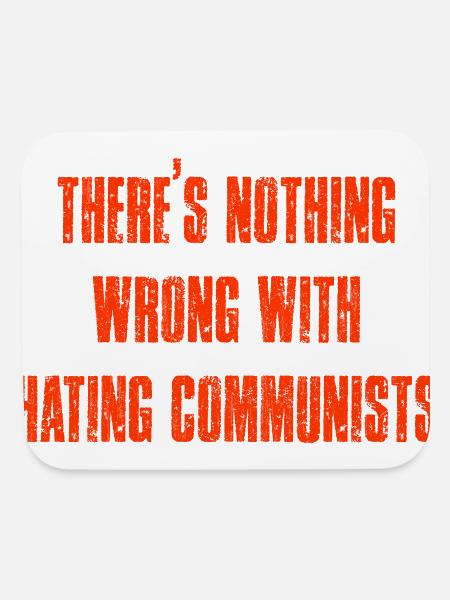 There’s Nothing Wrong With Hating Ideals - Mouse pad Horizontal - white - Front