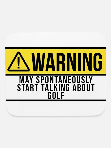 Golf Golf - Mouse pad Horizontal - white - Front