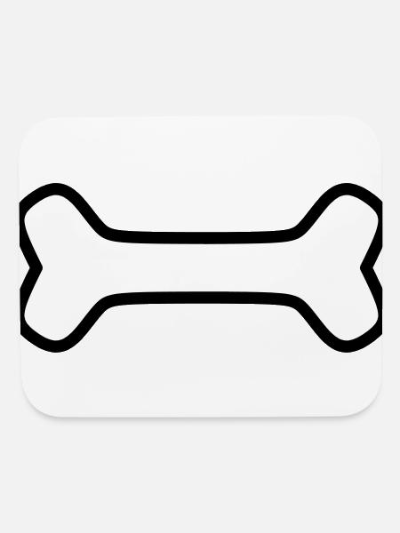 Bone - Mouse pad Horizontal - white - Front