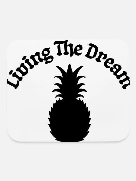 PINEAPPLE - Mouse pad Horizontal - white