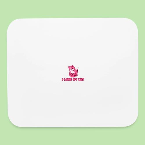 I love my cat - Mouse pad Horizontal