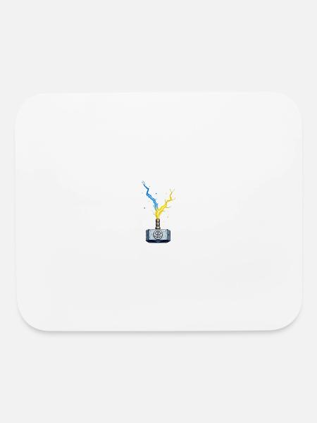 Graphic Hammer - Mouse pad Horizontal - white - Front