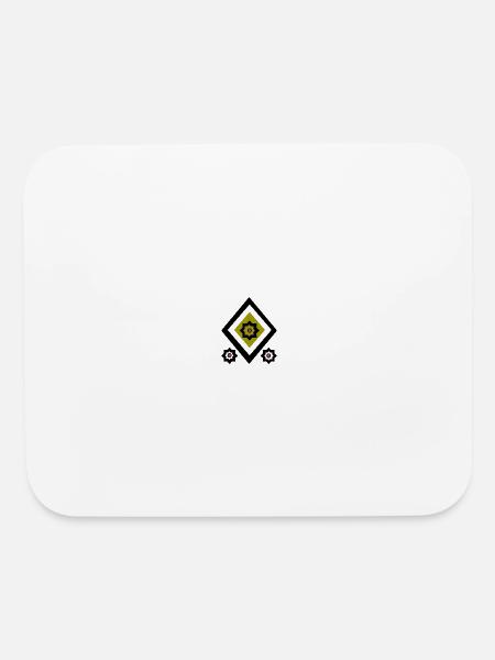 colorful rhombus - Mouse pad Horizontal - white