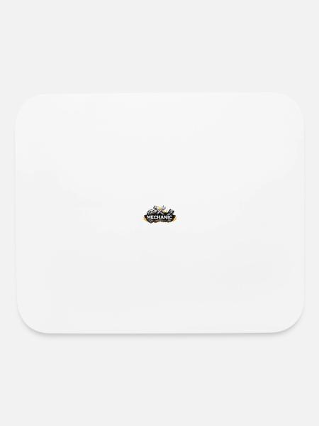Mechanic Gearline: Tools and Engine Art - Mouse pad Horizontal - white - Front