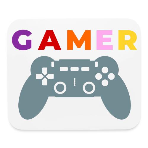 Colorful Gamer Controller Graphic - Mouse pad Horizontal
