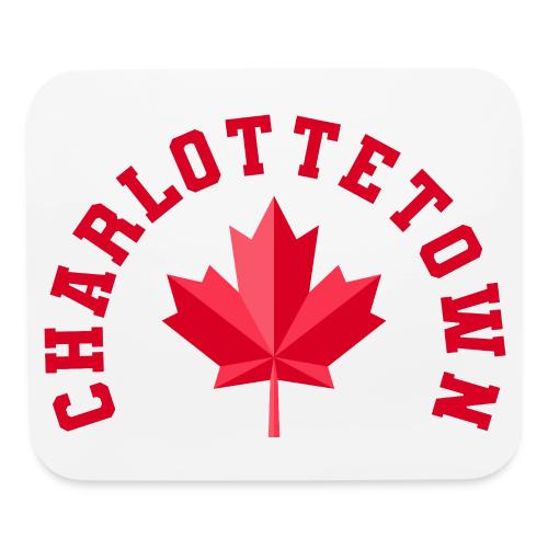Charlottetown with maple leaf - Mouse pad Horizontal