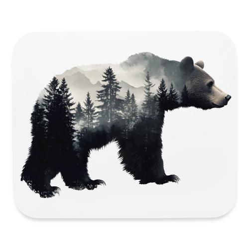 Forest Within the Bear - Mouse pad Horizontal