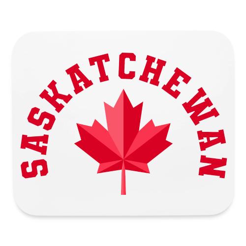 Saskatchewan with maple leaf - Mouse pad Horizontal