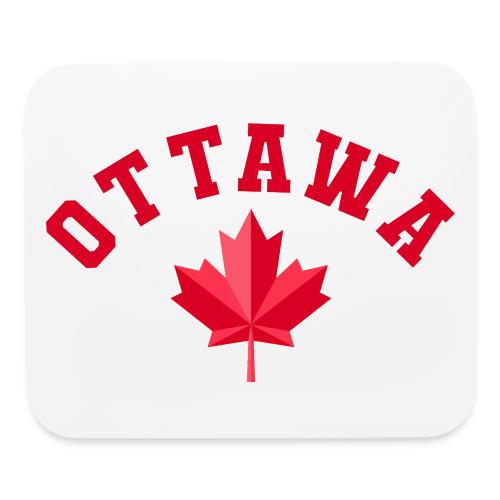 Ottawa with maple leaf - Mouse pad Horizontal