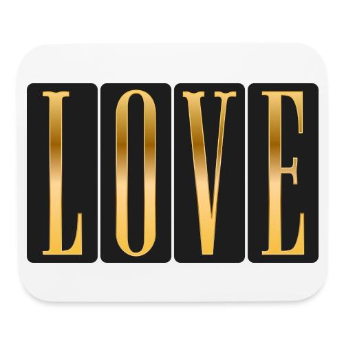 Golden Love - Mouse pad Horizontal