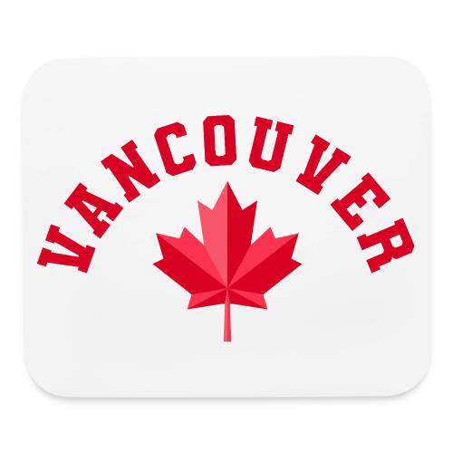 Vancouver with maple leaf - Mouse pad Horizontal