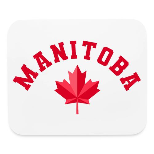 Manitoba with maple leaf - Mouse pad Horizontal
