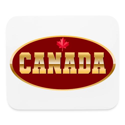 Canada in golden letters - Mouse pad Horizontal