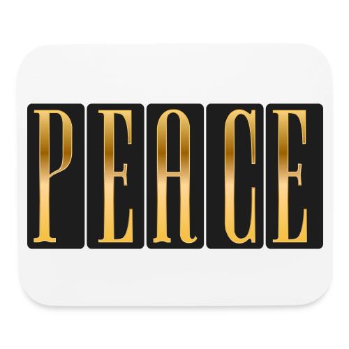 Peace in Gold - Mouse pad Horizontal