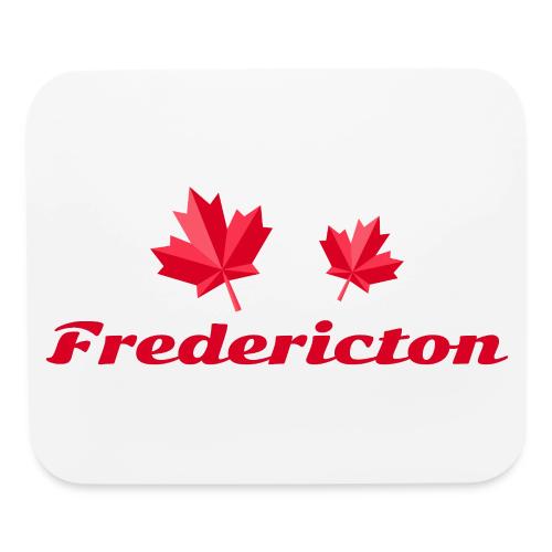 Fredericton with two red maple leaves - Mouse pad Horizontal
