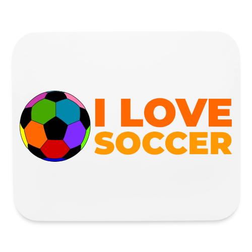 I Love Soccer - Mouse pad Horizontal
