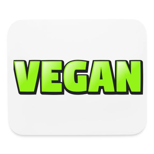 Vegan Bold Green Typography Design - Mouse pad Horizontal