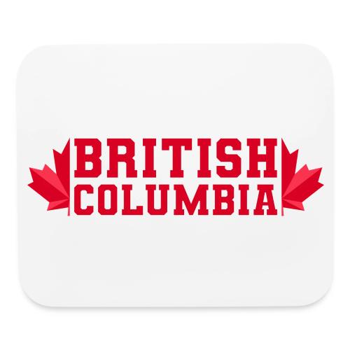 British Columbia with maple leaf - Mouse pad Horizontal