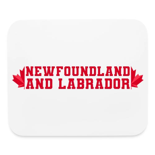 Newfoundland and Labrador with maple leaf - Mouse pad Horizontal
