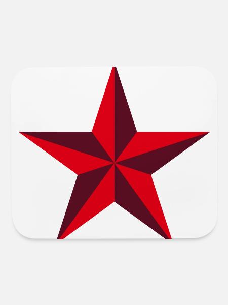 Red Star (Revolution / USSR / 2C) - Mouse pad Horizontal - white - Front